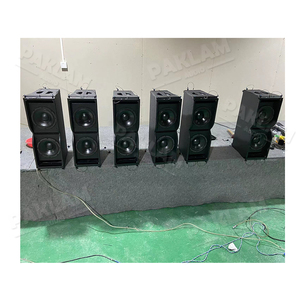 Système de sonorisation pour équipement audio professionnel bidirectionnel avec double caisson de basses de 8 pouces dans une boîte en contreplaqué passif - Product Image 6