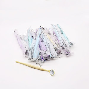 Espejo Bucal Dental Desechable Antivaho con Mango de Color, Herramienta de Examen para Revisión Oral - Product Image 2