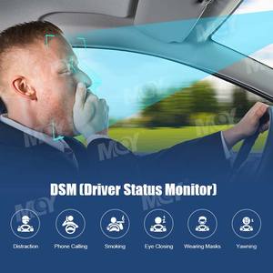 Vision nocturne 1080p 4g surveillance en direct voiture Dvr <span class=keywords><strong>cam</strong></span>éra avant et intérieur Ai Adas Dsm gestion de flotte Dashcam Dash <span class=keywords><strong>Cam</strong></span> pour camion - Product Image 5