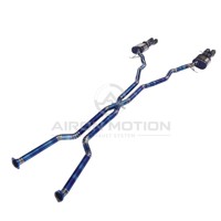 Pour BMW M5 E60 E61 M6 E63 E64 S85 5.0L Performance, échappement Catback en alliage de titane de 1,5 mm avec système Valvetronic, fixation directe par boulons