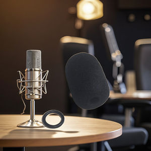 Prix d'usine, écran anti-vent en mousse souple pour microphone cravate, éponge personnalisée pour microphones de conférence <span class=keywords><strong>Telex</strong></span> Airman 750 760 850 - Product Image 1