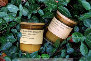 Velas Aromáticas <span class=keywords><strong>de</strong></span> Cera <span class=keywords><strong>de</strong></span> Soja con Tapa <span class=keywords><strong>de</strong></span> Madera Grande, Color Ámbar, para Bodas, Fiestas y Eventos - Product Image 4