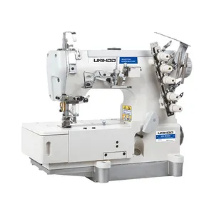 W500-01CB Hochgeschwindigkeits-Flachbett-Interlock-Nähmaschine Industrien äh maschine Covers titch Nähmaschine