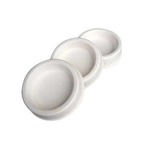 模压纸浆宠物食品喂养猫碗环保一次性纸狗碗可生物降解 - Product Image 3