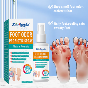 Spray <span class=keywords><strong>anti</strong></span>-fongique probiotique à base d'extraits naturels de plantes pour soulager les démangeaisons et éliminer les odeurs de pieds. - Product Image 1