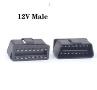 12 v/24 v typ obd stammverbinder, obd-baugruppe stammstecker, obd2 autoverbinder mit 16 klemmen obd-stecker