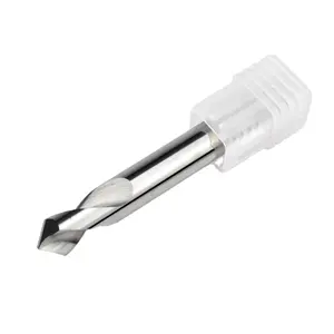 LEE-X Lixin Tools 2 flauti 90 gradi smusso fresa in metallo duro smussatura fresa punta fissa trapano per alluminio