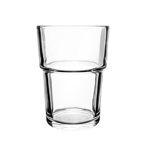 Clásico Claro Logotipo personalizado Apilable Jugo Soda Vasos de vidrio Hielo American <span class=keywords><strong>Cup</strong></span> Vasos Agua Tazas de café - Product Image 1