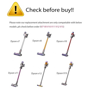 Kit de accesorios de repuesto para D yson V15 V12 <span class=keywords><strong>V11</strong></span> V10 V7 V8 <span class=keywords><strong>Absolute</strong></span> Detect Cyclone Fluffy Brush Tools:Traceless/Soft/Stiff - Product Image 4