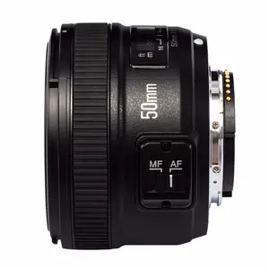 YN50mm F1.8 kamera Nikon için Lens F Canon EOS otomatik odaklama geniş diyafram Lens DSLR kamera D800 D300 D700 D3200 D3300