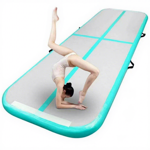 Tappetino Yoga Gonfiabile in PVC - Opzione Personalizzabile Impermeabile Portatile <span class=keywords><strong>per</strong></span> <span class=keywords><strong>Ginnastica</strong></span> Danza Taekwondo Arti Marziali Materasso ad Aria <span class=keywords><strong>per</strong></span> Volteggio - Product Image 1