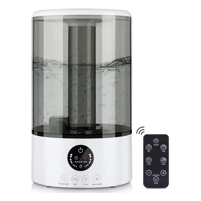Intelligent Air Humidifier with 7 LED Lights Timer Super Quiet 3L Humidifier for Home Office with Remote Control