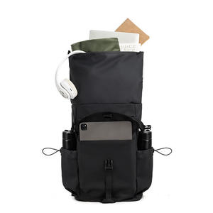 Custom Europe Expansion: Large-capacity Roll-top Travel <b>Backpack</b>, Short-trip Roll-top Shoulder Bag - Product Image 4