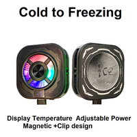 Refroidisseur de téléphone à semi-conducteurs AntarcChill ABS avec affichage numérique ultra-refroidissant et lumières RGB pour smartphones de jeu