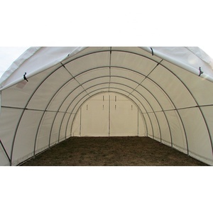 SS-203012R W20'xL30'xH12' 라운드 지붕 차고 캐노피 텐트