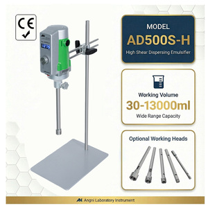 Machine à homogénéiser le lait AD500S-H, émulsifiant dispersant à cisaillement élevé en acier inoxydable SS316, utilisé pour l'homogénéisation et le mélange - Product Image 1