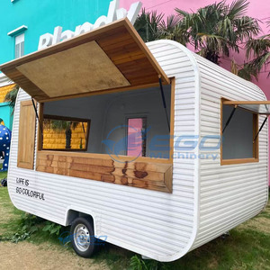 Vente directe usine : Camion-restaurant blanc, chariot à pizza, chariot à burgers, chariot à café – Fabrication sur mesure de fourgons-restaurant à vendre - Product Image 5