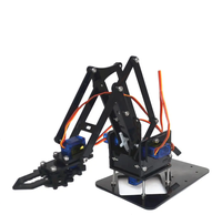 Kit de bras robotique de bureau miniature 4DOF Robotlinking pour Arduino, bras robotique éducatif