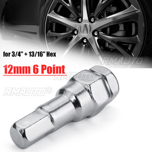 Llave de tuercas hexagonal de 62 mm y 6 puntas con ranuras para llantas de 12 mm, adaptador de herramienta para tuercas de rueda - Product Image 1