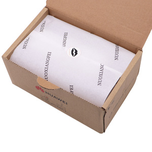 Papel de Seda para Envolver Regalos, Transparente, Blanco y Negro, Reciclable, con Impresión de Logotipo Personalizado, para <span class=keywords><strong>Ropa</strong></span>, Bufandas, Zapatos y Regalos - Product Image 4