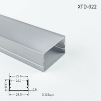 Usine directe aluminium LED profil industriel LED bande éclairage canal bande lumières Led profil support carrelage accessoires