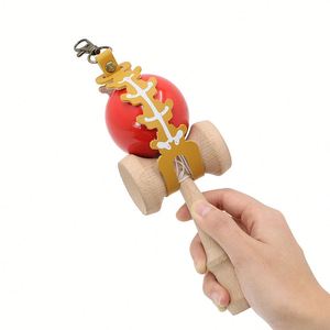 Skeleton Kendama Ball Storage Sleeve with Metal Buckle PU Leather Protective Cover Model Portable Pouch <b>Travel</b> Welcome <b>Gifts</b> - Product Image 1