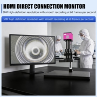 EOC 5MP Industrial LCD Digital Microscope 10-600X Measuring USB OEM ODM Wholesale Supplier for PCB Semiconductor Factory