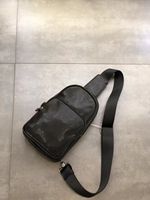 Tas Selempang Kulit Sapi Asli Vintage Ukuran Kecil, Kulit Nabati, Tas Dada, Kulit Sapi Lapis Atas, Grosir Pabrik