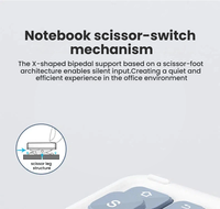 Nouvel étui clavier sans fil multi-appareils avec design magnétique, charge rapide Type-C, pavé tactile ambidextre pour tablette, ordinateur portable et téléphone