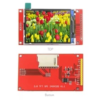 ILI9341 Panel layar sentuh LCD TFT SPI 2.8 inci 240X320 dengan PCB 5V/3.3V STM32