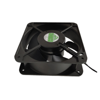 Ventilateur en aluminium à grand débit d'air 180x180x60mm, 110V, ventilateur de dissipation thermique en option pour armoire de distribution électrique
