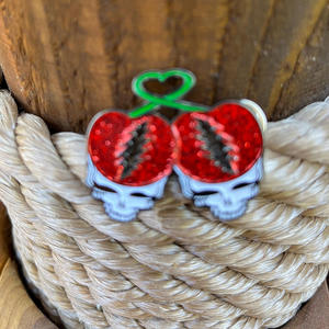 Yeni sıcak boş iğneler toptan karikatür sevimli kişiselleştirilmiş Hollow hayalet broş Glitter Pins rozetleri özel minnettar ölü emaye Metal - Product Image 4