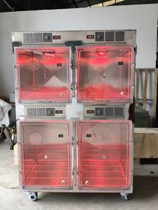 Maison pour chat en acier inoxydable, <span class=keywords><strong>chenil</strong></span> pour chien à 4 portes pour traitement - Product Image 3