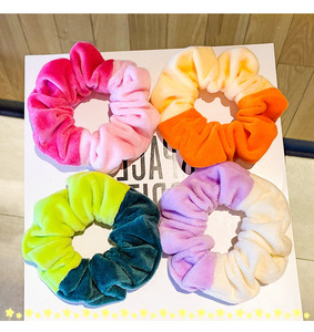 Kustom warna-warni anak-anak aksesoris rambut lucu bayi perempuan ikat rambut elastis jepit rambut cakar Set Mini - Product Image 2