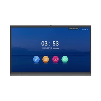 Интерактивная смарт-доска Ikinor 75 дюймов 4K LCD с 20-точечным сенсорным управлением, алюминиевая рамка, SSD 256 ГБ, Intel Core i3/i5/i7 для образовательных учреждений