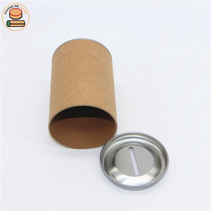 Pot <span class=keywords><strong>de</strong></span> monnaie en étain pour enfants, bon marché, usine personnalisée, <span class=keywords><strong>tirelire</strong></span> pour collection <span class=keywords><strong>de</strong></span> pièces <span class=keywords><strong>de</strong></span> monnaie, emballage <span class=keywords><strong>de</strong></span> tube en papier pour argent <span class=keywords><strong>de</strong></span> poche - Product Image 2