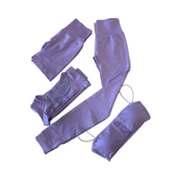LVD127 Nouveauté 2025 Ensemble de sport 1 pièce uni pour femme, pour gym, fitness et yoga, avec soutien-gorge à bretelles sans couture, haute élasticité, imperméable et froncé à l'avant