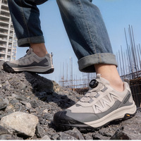 Chaussures de sécurité à bout rotatif en acier, basses, avec empeigne en maille respirante et légère, protection contre les chocs aux orteils