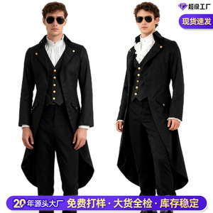 Manteau gothique steampunk victorien Manyusha pour homme en fibre de polyester, costume adulte toutes saisons, automne 2025 - Product Image 5