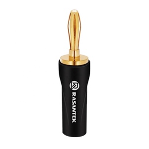 RASANTEK Mâle plaqué Or Connecteurs D'enceintes Fiche Banane Terminal - Product Image 2