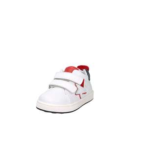 Sneakers per Bambini Balducci Bianche e Rosse CITA6753 con Chiusura in Velcro e Suola Spessa - Product Image 2
