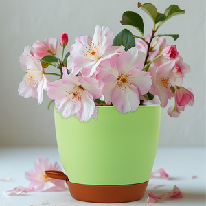 Vasi da <span class=keywords><strong>Giardino</strong></span> All'Ingrosso, Fioriere Autoirriganti per Piante da Interno, Vasi in Plastica con Sistema di Auto-Irrigazione - Product Image 6