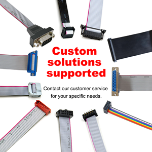 工厂定制 FC 16P IDC 灰色扁平带状电缆，带 2*8P 2.54mm 间距 100mm 电线，适用于电子设备 LED 屏幕 PCB - Product Image 6