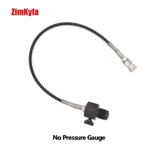 Adaptateur de remplissage pour station de plongée sous-marine G5/8"DIN 232/300BAR avec coupleur femelle à connexion rapide 8mm sans manomètre - Product Image 3