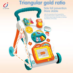 Trotteur musical multifonction pour bébés, jouet de poussette, accessoire d'apprentissage, réglable pour tout-petits - Product Image 4