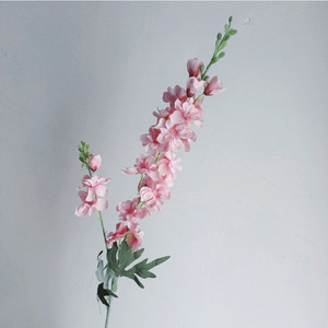 M-1020 Composition florale artificielle de haute qualité en jacintes et fleurs de delphinium ajacis en soie, accessoires de photographie - Product Image 6