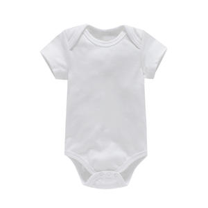 En stock Vêtements pour bébés Filles Été 100% Coton Vêtements pour nouveau-nés Combinaisons pour bébés garçons - Product Image 6
