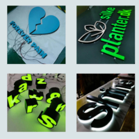 Letrero Luminoso 3D Marbo 9000 Independiente con Iluminación Frontal, Letras LED Iluminadas, Letras LED con Retroiluminación