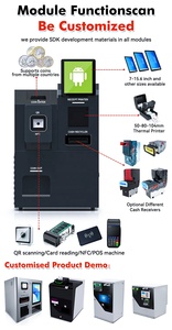 Usw nhà máy sản xuất hàng loạt 10.1 inch Máy tính để bàn hóa đơn chấp nhận kiosk quét mã thanh toán để có được vé nhỏ tự thanh toán kiosk - Product Image 4