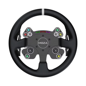 พวงมาลัย MOZA Racing <span class=keywords><strong>CS</strong></span> V2P ขนาด 13 นิ้ว รุ่นมาตรฐานสำหรับรถแข่ง พร้อมโครงอะลูมิเนียมอัลลอยเกรดอากาศยาน - Product Image 1